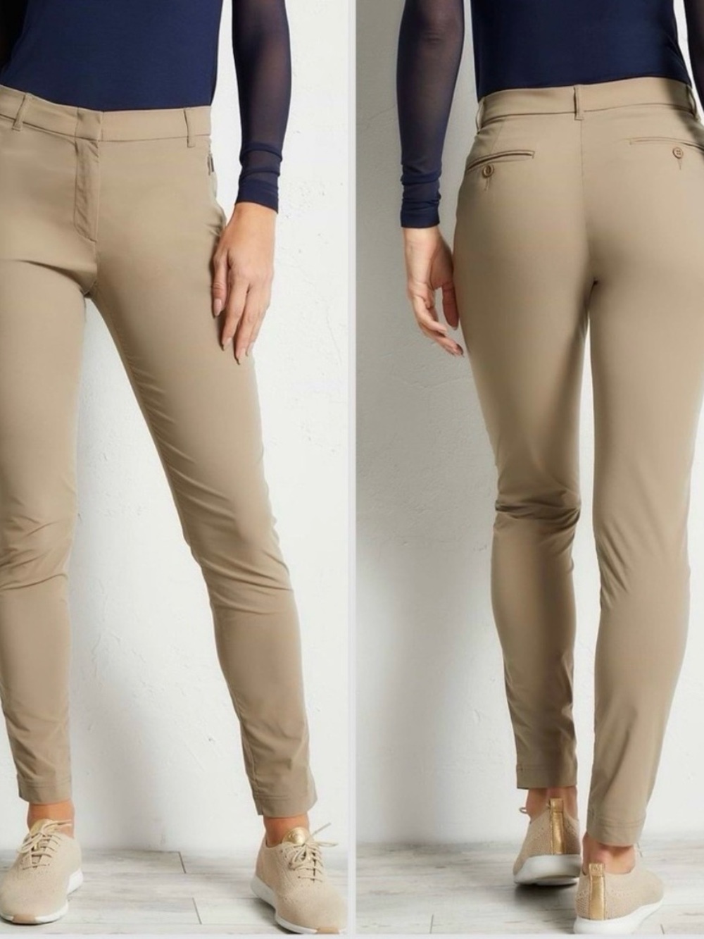 Anatomie Khaki Tan The Thea Curvy Pant Sz M